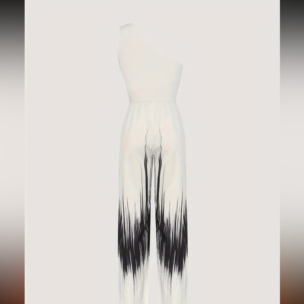 One Shoulder Jumpsuit - Picture 3 of 4
